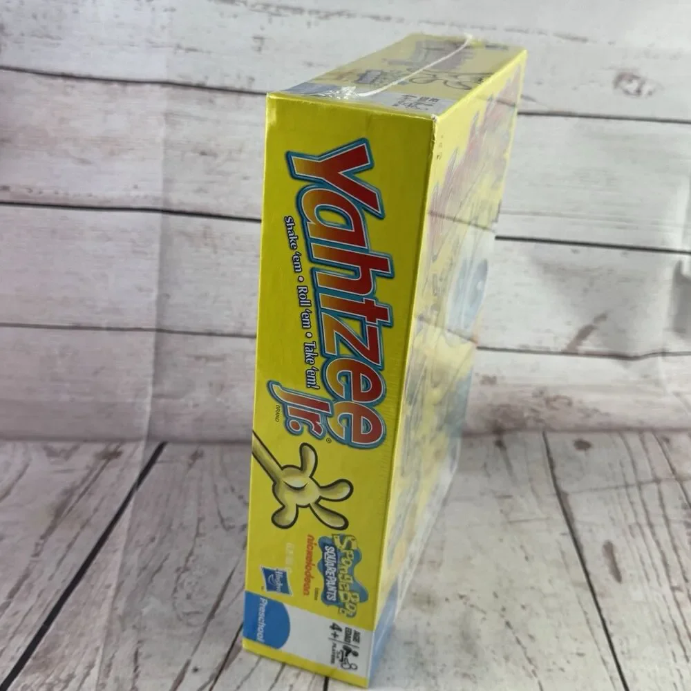 Yahtzee Jr SpongeBob SquarePants Nickelodeon Board Game Sealed 2011